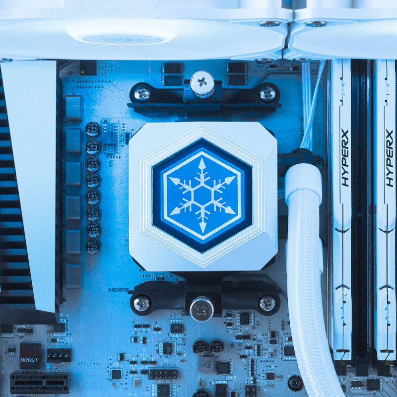 SilverStone Water cooling system Perma Frost Premium PF360W-ARGB-V2, LGA1700, 2066, 2011, 1200, 115x, AM5, AM4, FM1, FM2, TDP300W (SST-PF360W-ARGB-V2)