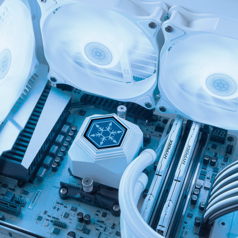 SilverStone Water cooling system Perma Frost Premium PF360W-ARGB-V2, LGA1700, 2066, 2011, 1200, 115x, AM5, AM4, FM1, FM2, TDP300W (SST-PF360W-ARGB-V2)