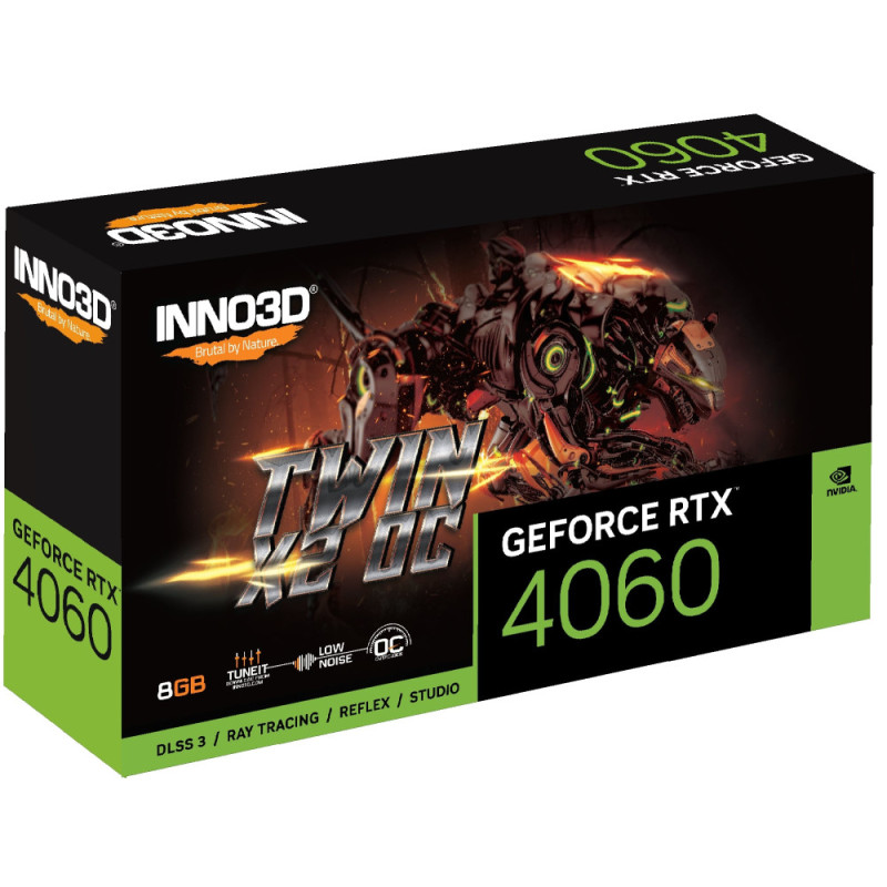 Inno3d Видеокарта GeForce RTX 4060 8GB GDDR6 TWIN X2 OC