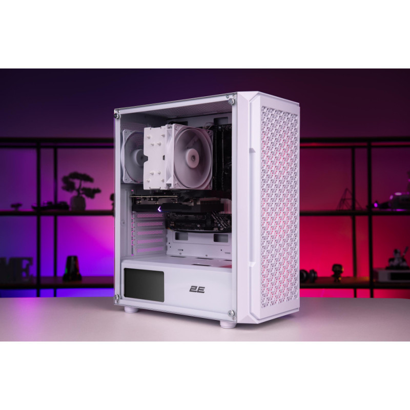 2E 2E PC Decimal Intel i7-12700F, 16Gb, F1TB, NVD4060TI-8, B660, G338W, 700W, FreeDos, White (2E-10002)