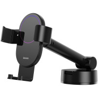 Универсальный автодержатель Baseus 4.7-6.5" Gravity Simplism (на присоску) black (SUYL-JY01)