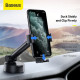 Универсальный автодержатель Baseus 4.7-6.5" Gravity Simplism (на присоску) black (SUYL-JY01)