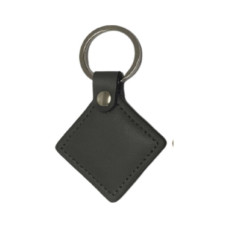 Брелок с чипом Merlion MIFARE, 13.56MHz, MF-Leather, в кожаном чехле, серый (MF-Leather)