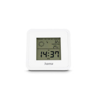 HAMA Hama Borneo Thermometer and Hygrometer, Digital, For Indoors, white (00185891)