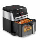 Tefal Tefal air fryer Easy Fry Silence XXL Smart Vision, 1800W, bowl-7l, sensor control, plastic, black (EY876DE1)