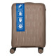 2E 2E Suitcase set 3in1, M7979, polypropylene, (L+M+S), lock (not TSA), anti theft zipper, 4 wheels, khaki (2E-PP-M7979-SET3-KH)
