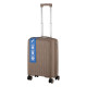 2E 2E Suitcase set 3in1, M7979, polypropylene, (L+M+S), lock (not TSA), anti theft zipper, 4 wheels, khaki (2E-PP-M7979-SET3-KH)