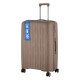2E 2E Suitcase set 3in1, M7979, polypropylene, (L+M+S), lock (not TSA), anti theft zipper, 4 wheels, khaki (2E-PP-M7979-SET3-KH)