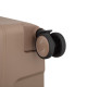 2E 2E Suitcase set 3in1, M7979, polypropylene, (L+M+S), lock (not TSA), anti theft zipper, 4 wheels, khaki (2E-PP-M7979-SET3-KH)