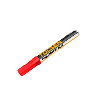 Tolsen marker, set of 2 pcs, waterproof, red (42026)