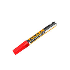 Tolsen marker, set of 2 pcs, waterproof, red (42026)