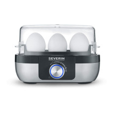 Beurer Severin egg cooker 270W, mechanical control, for 3 eggs, sound signal, plastic, grey-black (EK3163)
