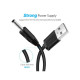 Кабель питания USB to DC 3.5mm 5V 1.0m black Ugreen (10376)