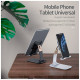 Подставка для планшета и телефона Knight Foldable Desk Mobile Phone Holder Stand (Plastic) White Essager (EZJZM-QSSJ02)