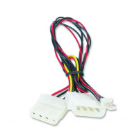 Кабель питания Molex to 3pin 0.15m Cablexpert (CC-PSU-5)