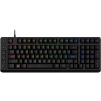 HyperX Клавіатура мембранна HyperX Alloy Origins EVE 1800 99key, Red, USB-A, EN/UA, RGB, чорний (B7JE0AA)