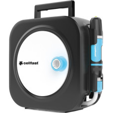 Cellfast Hose reel ERGO XS automatic 10+2m hose 3/8  set of connectors and ERGO sprinkler (55-400)