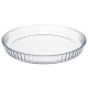 ARDESTO Baking pan Black Mars, 27х3.5cm, borosilicate glass, round, transparent (AR2404BG)