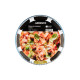 ARDESTO Baking pan Black Mars, 27х3.5cm, borosilicate glass, round, transparent (AR2404BG)