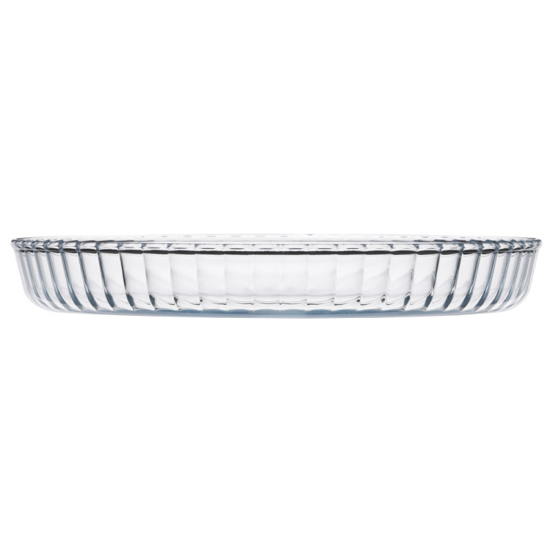 ARDESTO Baking pan Black Mars, 27х3.5cm, borosilicate glass, round, transparent (AR2404BG)