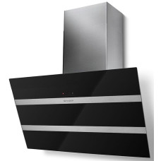 Faber Витяжка похила, 80см, 1219м3г, Steelmax Ev8 Led Bk A80, чорний+нерж (330.0538.526)