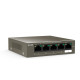 Tenda Коммутатор TEG1105P-4-63W 4x PoE, 1xGE Uplink