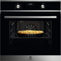 Electrolux oven electrical, 65l, А, steam, display, convection, convection, telescopic rails, black (EOD5F70BX)