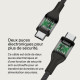 Belkin сable USB-C > USB-C charge/data, 1m, 240W, Type-C, BRAIDED, black (CAB015BT1MBK)