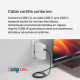Belkin сable USB-C > USB-C charge/data, 1m, 240W, Type-C, BRAIDED, black (CAB015BT1MBK)
