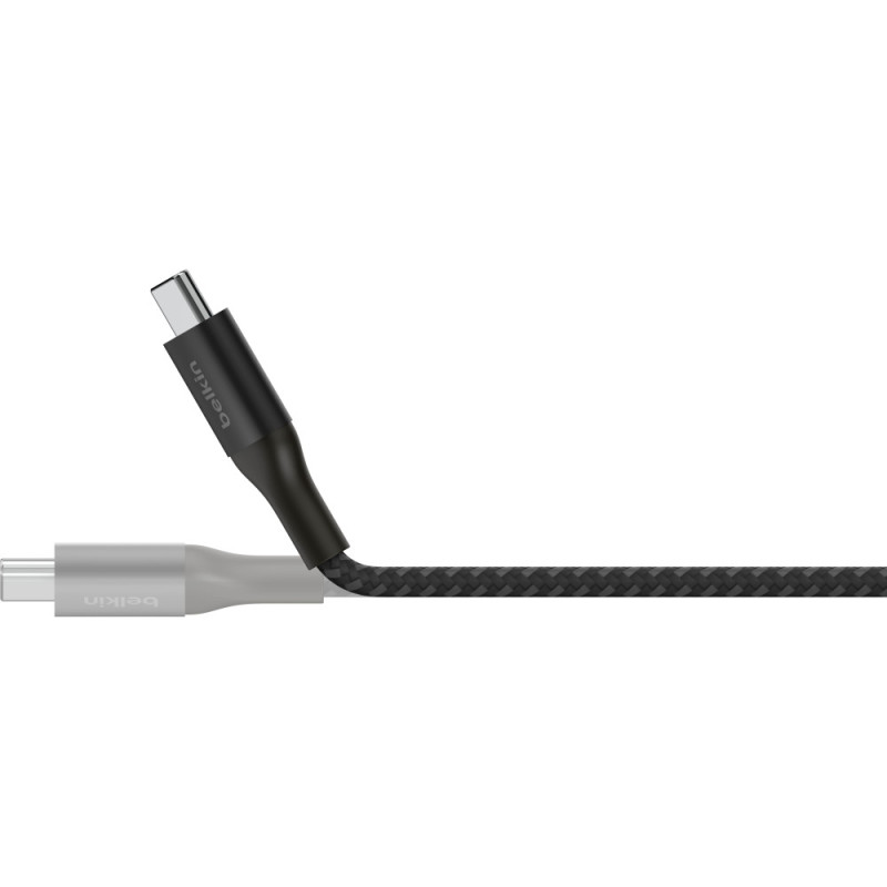 Belkin сable USB-C > USB-C charge/data, 1m, 240W, Type-C, BRAIDED, black (CAB015BT1MBK)