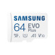 Samsung Карта пам'яті microSDXC 64GB C10 UHS-I R130MB/s Evo Plus + SD (MB-MC64SA/EU)