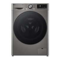 LG WM front load, 11kg, 1400, A, 57cm, display, steam, invertor, silver (F4Y7ES5P)