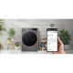 LG WM front load, 11kg, 1400, A, 57cm, display, steam, invertor, silver (F4Y7ES5P)