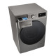 LG WM front load, 11kg, 1400, A, 57cm, display, steam, invertor, silver (F4Y7ES5P)