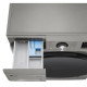 LG WM front load, 11kg, 1400, A, 57cm, display, steam, invertor, silver (F4Y7ES5P)