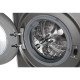 LG WM front load, 11kg, 1400, A, 57cm, display, steam, invertor, silver (F4Y7ES5P)