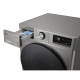 LG WM front load, 11kg, 1400, A, 57cm, display, steam, invertor, silver (F4Y7ES5P)