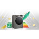 LG WM front load, 11kg, 1400, A, 57cm, display, steam, invertor, silver (F4Y7ES5P)
