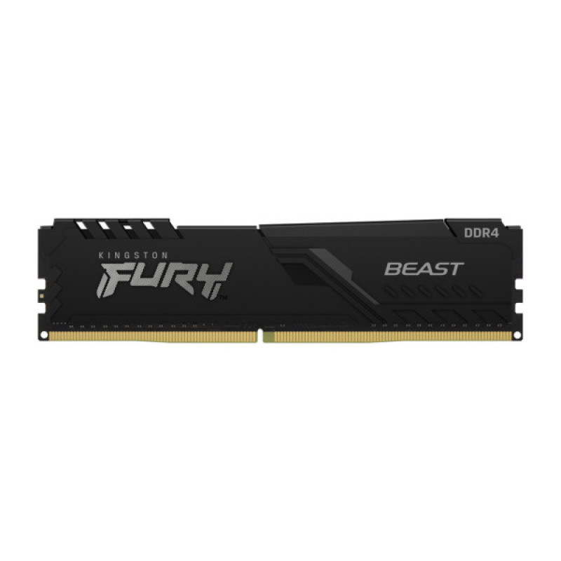 Модуль памяти для компьютера DDR4 64GB (2x32GB) 3200 MHz Fury Beast Black Kingston Fury (ex.HyperX) (KF432C16BBK2/64)