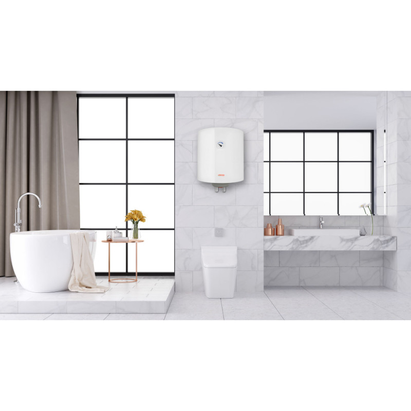 ARDESTO Electric water heater round, 50L, 1,5kW, mechanical control, D, Italy, white