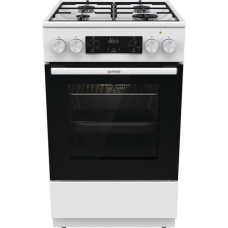 Gorenje Плита комби, 62л, 50x60см, дисплей, IconLed,эмалированные, белый (GK5C60WJ)
