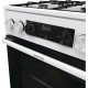 Gorenje Плита комбінована, 62л, 50x60см, дисплей, IconLed, емальовані, білий (GK5C60WJ)