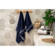 ARDESTO Terry towel set Holiday 2 pcs., 50х90cm, 70х140cm, 100% cotton, indigo (ART2557IN)