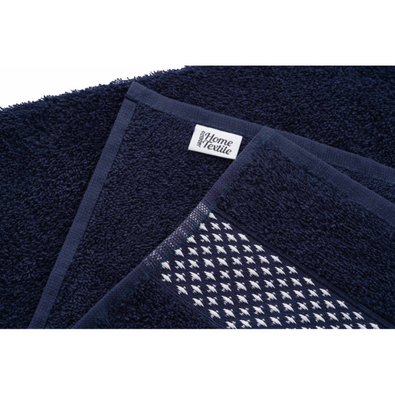 ARDESTO Terry towel set Holiday 2 pcs., 50х90cm, 70х140cm, 100% cotton, indigo (ART2557IN)