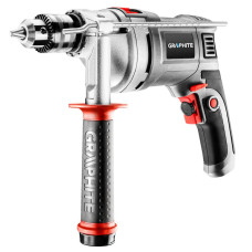Graphite impact drill Energy+ 450W toothed chuck 13 mm 0-3000 rpm case 2.5 kg (58G728)