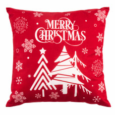ARDESTO Подушка декор. Christmas 45х45см, 100% поліестер, червоний (ART1032HT)
