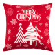 ARDESTO Подушка декор. Christmas 45х45см, 100% поліестер, червоний (ART1032HT)