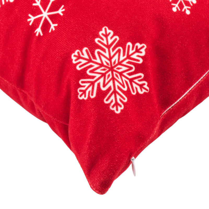 ARDESTO Подушка декор. Christmas 45х45см, 100% поліестер, червоний (ART1032HT)