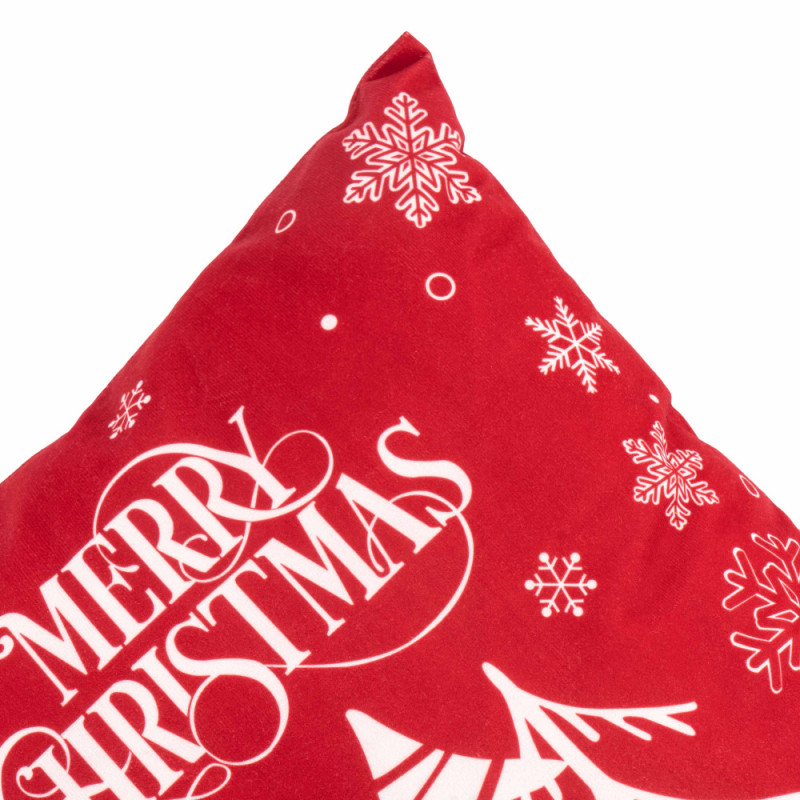 ARDESTO Подушка декор. Christmas 45х45см, 100% поліестер, червоний (ART1032HT)