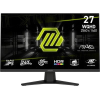 MSI Монітор MSI 27  MAG 274QF-X24 2xHDMI, DP, Audio, IPS, 2560x1440, 240Hz, 0.5ms, sRGB 130%, FreeSync, HDR400 (9S6-3CE41H-051)